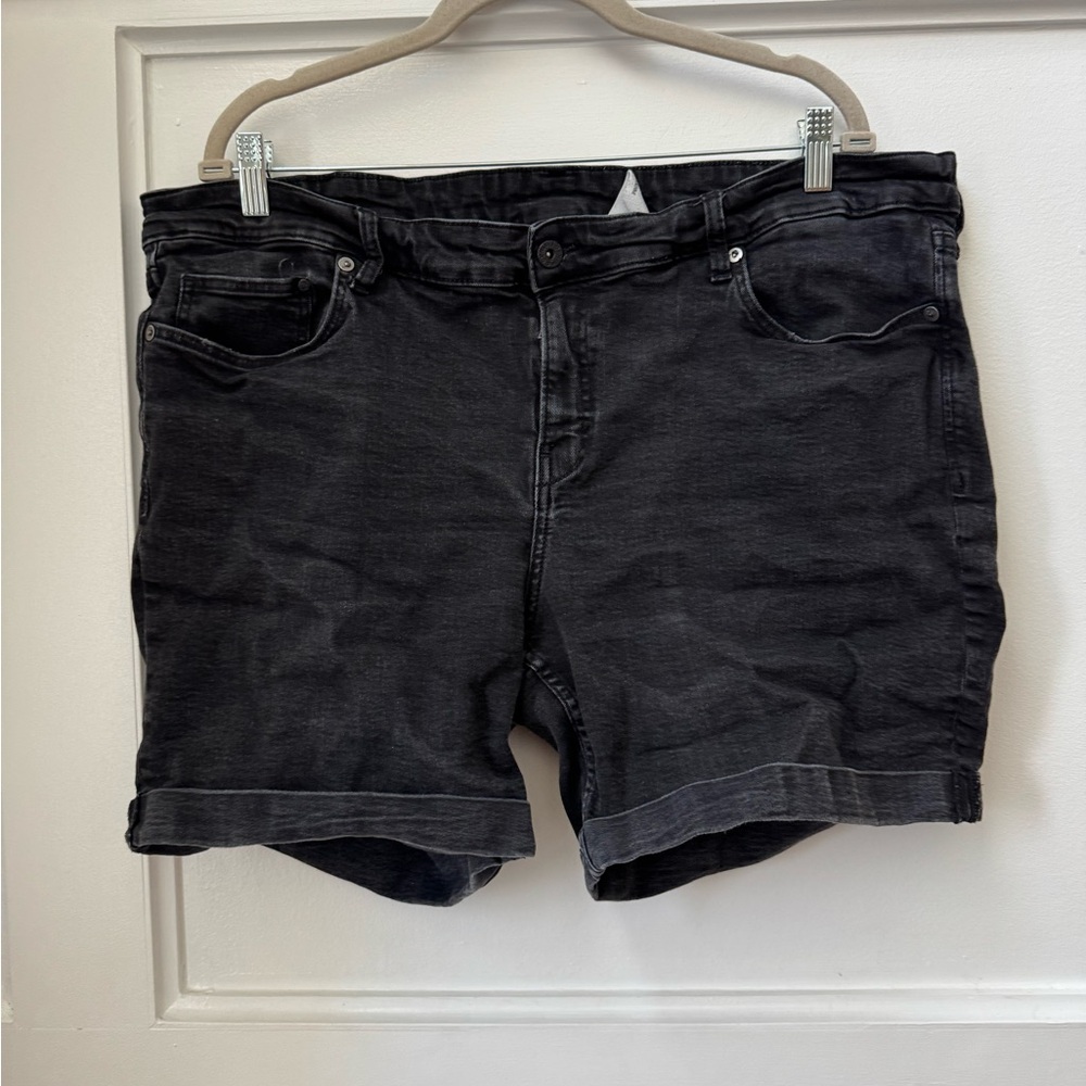 H&M Black Denim Jean Shorts
